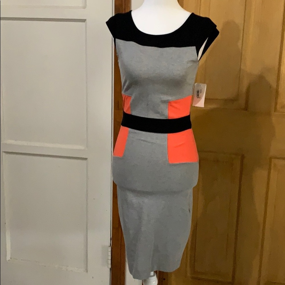 NWT colorblock fitted dress by French Connection